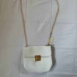 White purse
